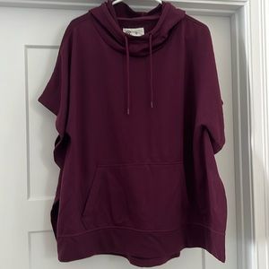 Women’s Oversized Short Sleeve Hoodie